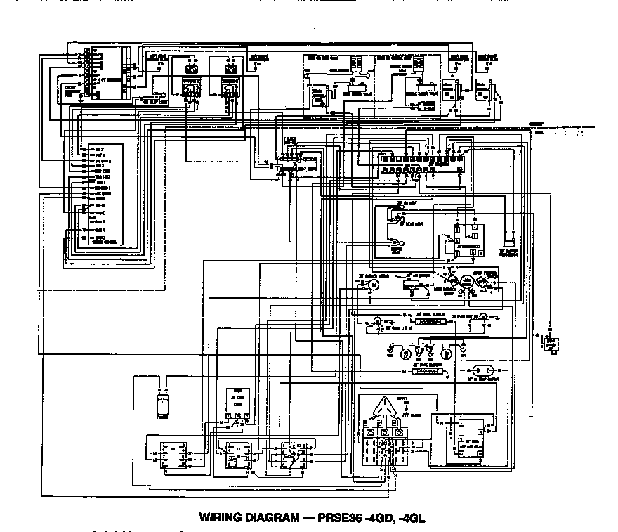 Thermador PRSE366 wiring diagram diagram