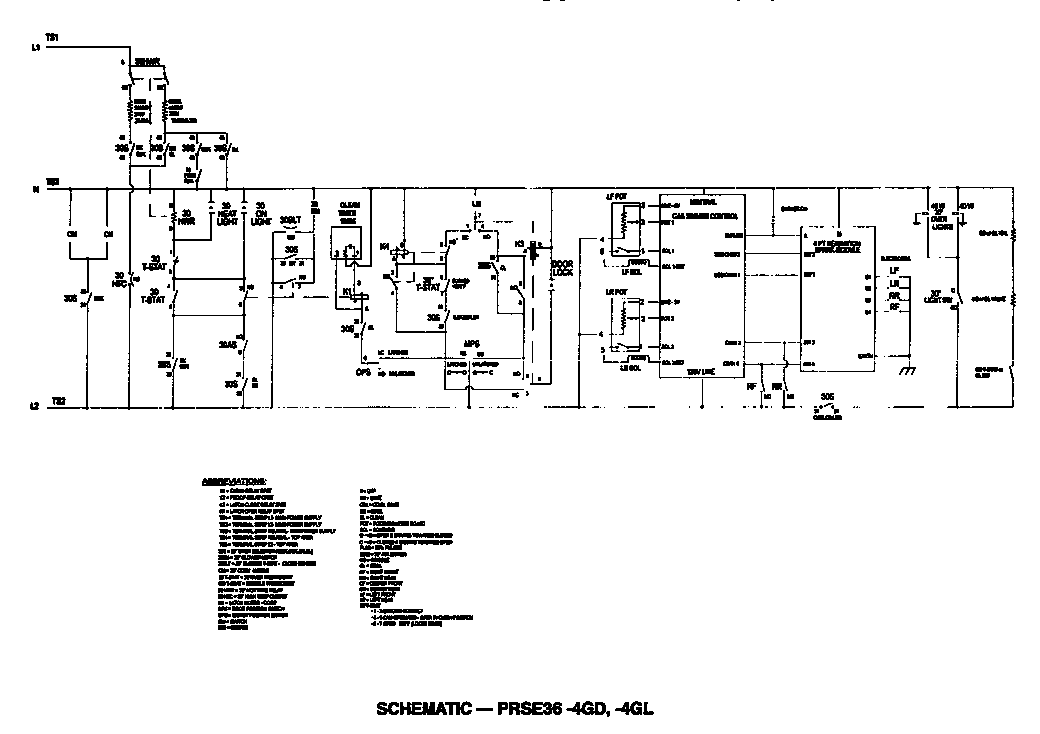 Thermador PRSE366 schematic diagram diagram