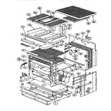 Thermador PRSG364GD oven cavity diagram