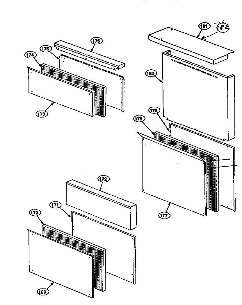 Thermador PRSG364GD shelves diagram