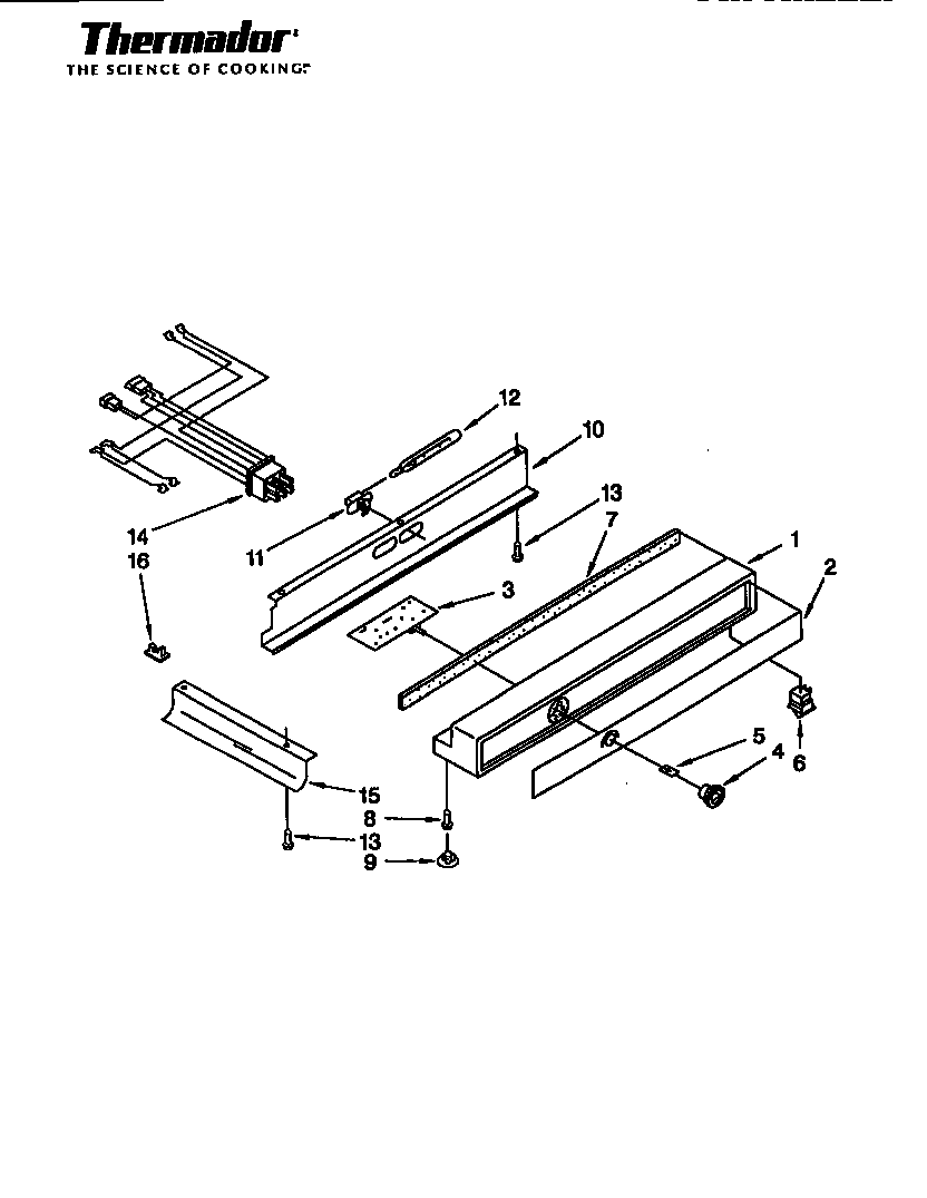 Thermador TSS42QBB series 02,-03 all models diagram