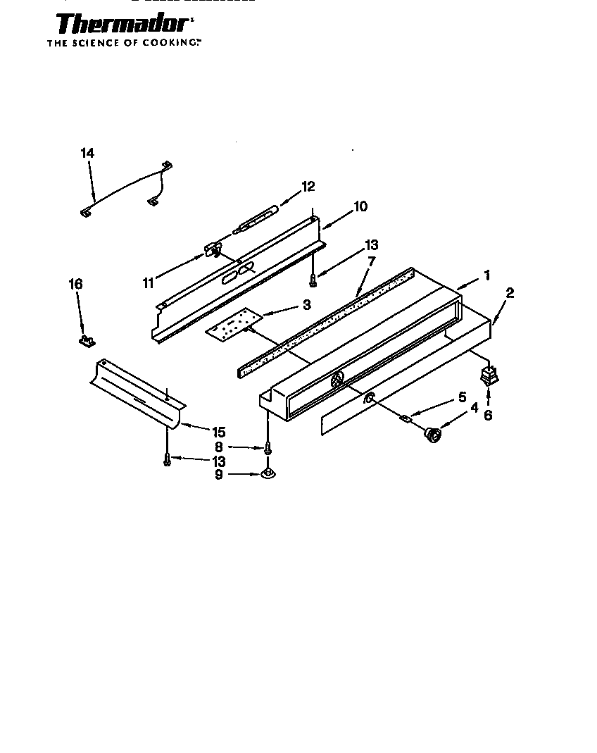 Thermador TSS42QBB series 04,-05 all models diagram