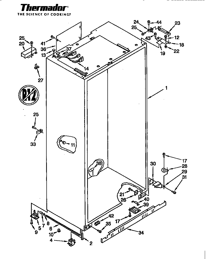 Thermador TSS42QBB series -04  all models diagram