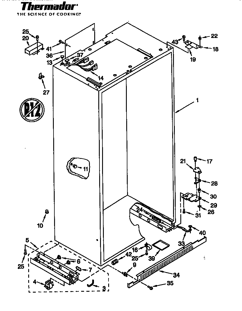 Thermador TSS42QBB series -05 all models diagram