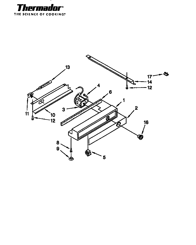 Thermador TSS42QBB series 02-05 all models diagram