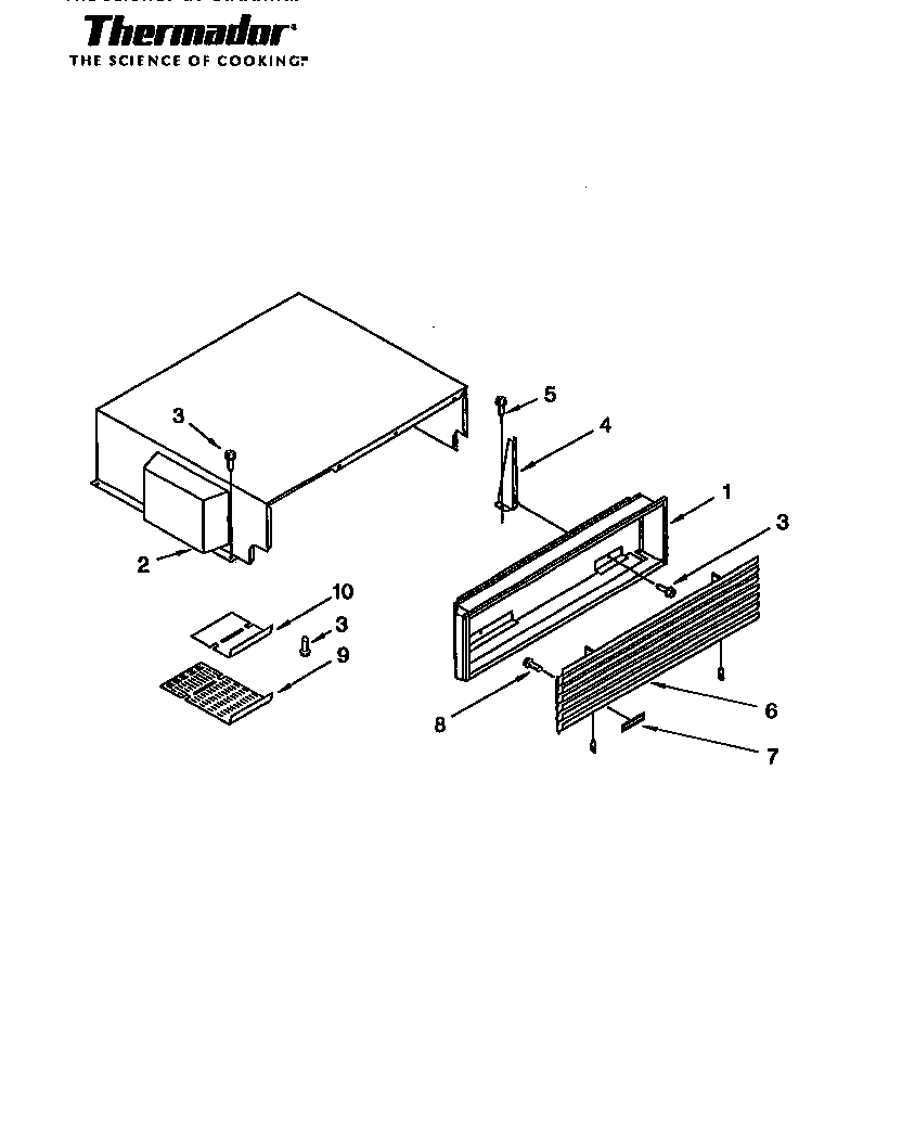 Thermador TSS42QBB series 02&03 all models diagram