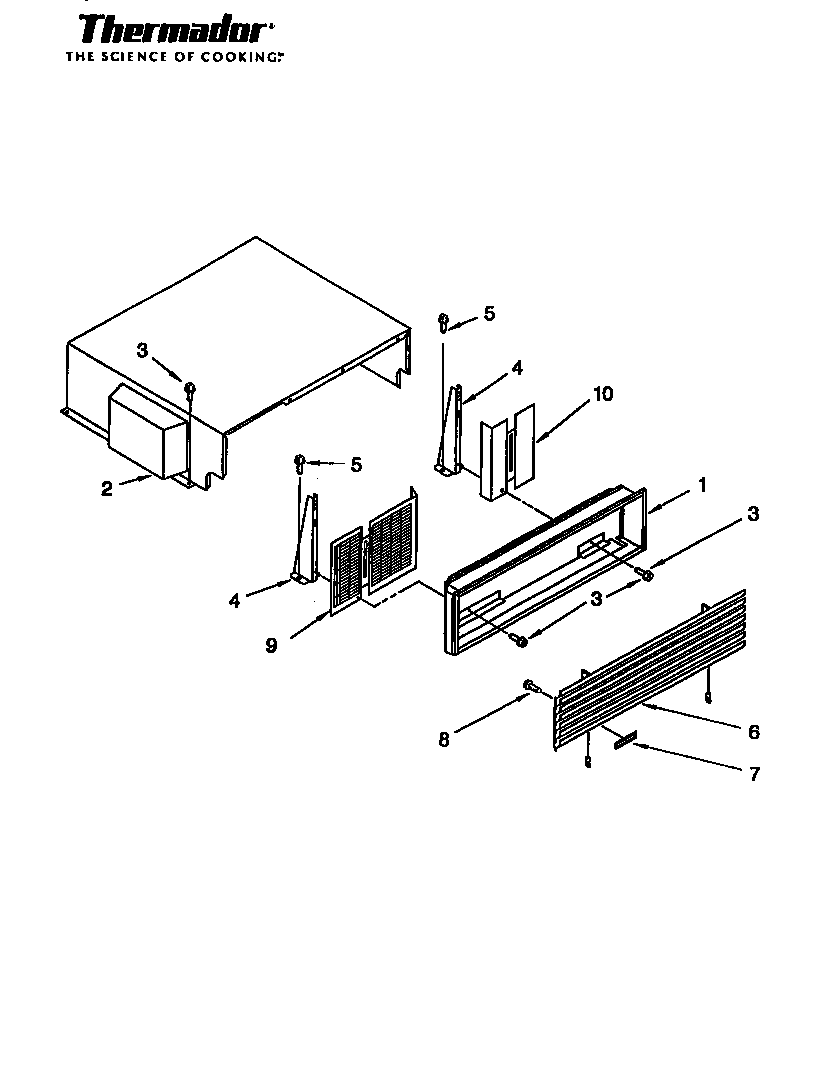 Thermador TSS42QBB series 04&05 all models diagram