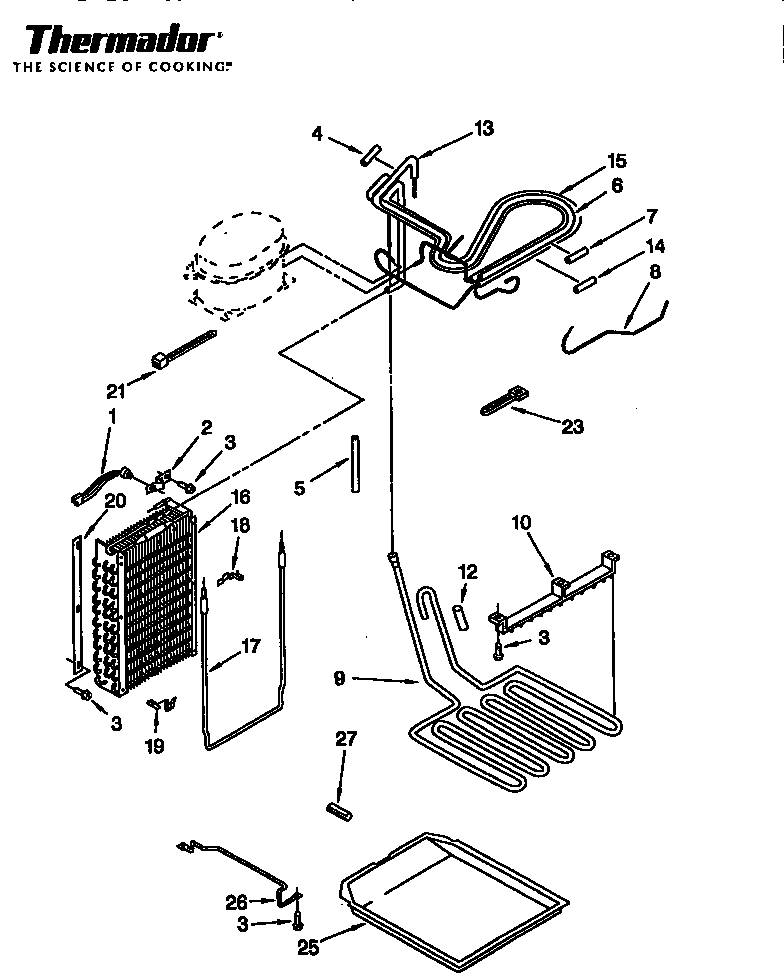 Thermador TSS42QBB series 05 all models diagram