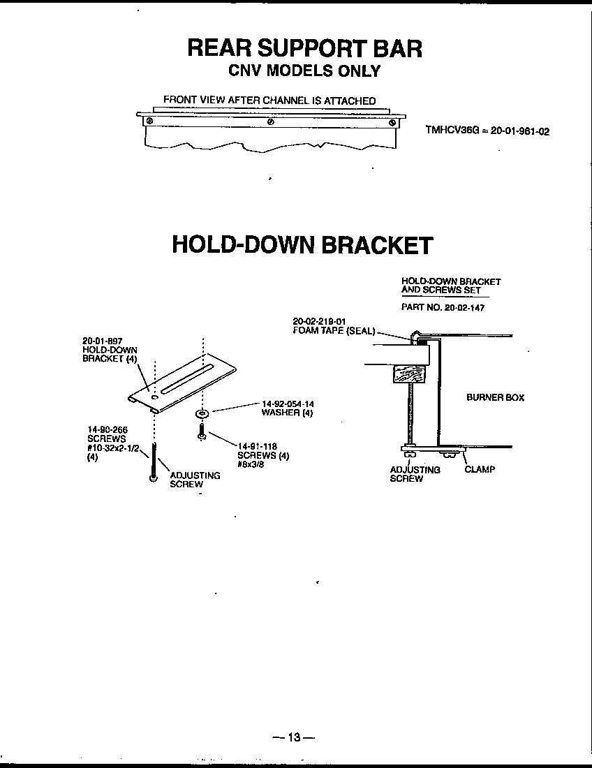 Thermador TSS42QBB series 02&03  all models diagram