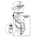 Thermador CT127N deflector bracket detail diagram