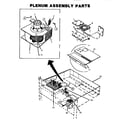 Thermador CT127N plenum assembly diagram