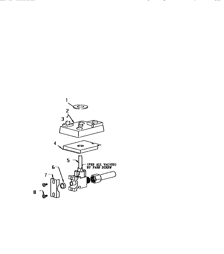 Thermador SGCS355RS gas control valve diagram
