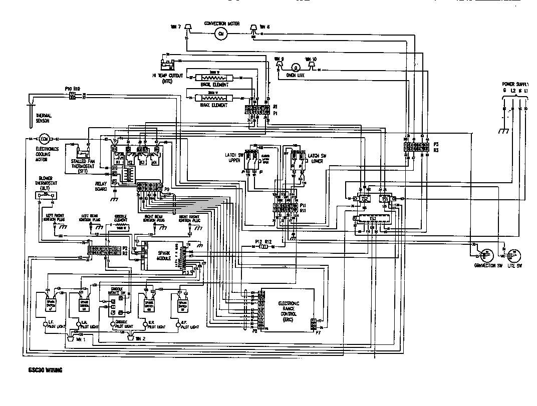Thermador GSC30WC-01 wiring diagram diagram