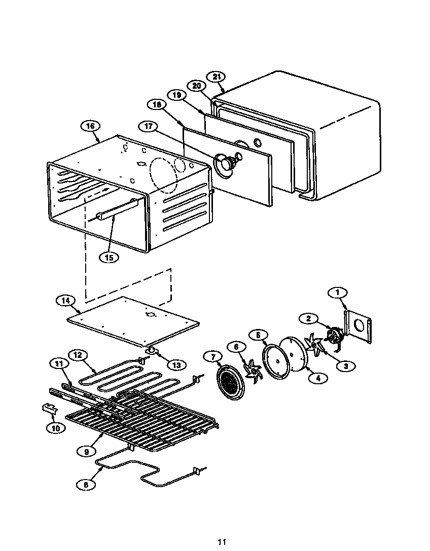 Thermador PRSE304S page 11 diagram