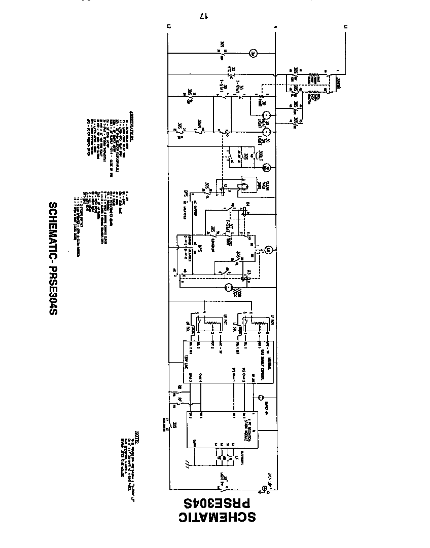 Thermador PRSE304S page 17 diagram