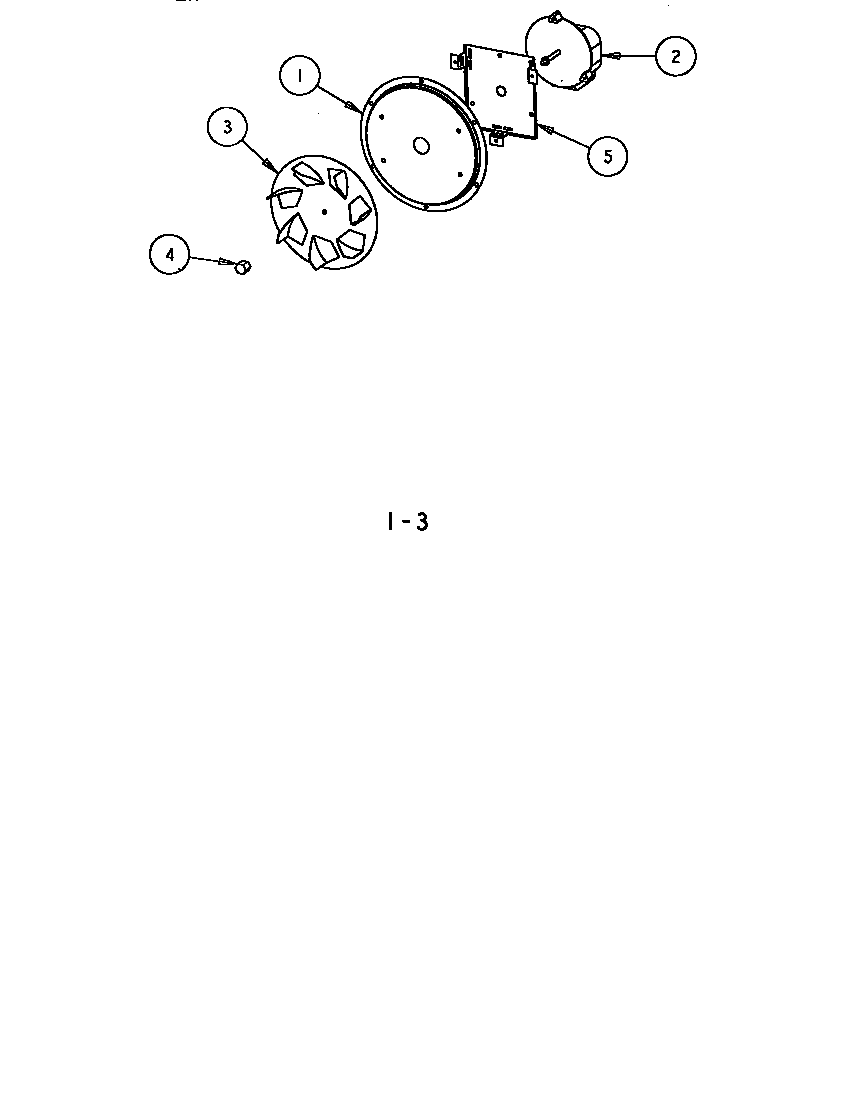Thermador SC301T convection motor assembly diagram