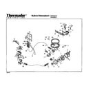 Thermador DWI246UB pump and motor diagram