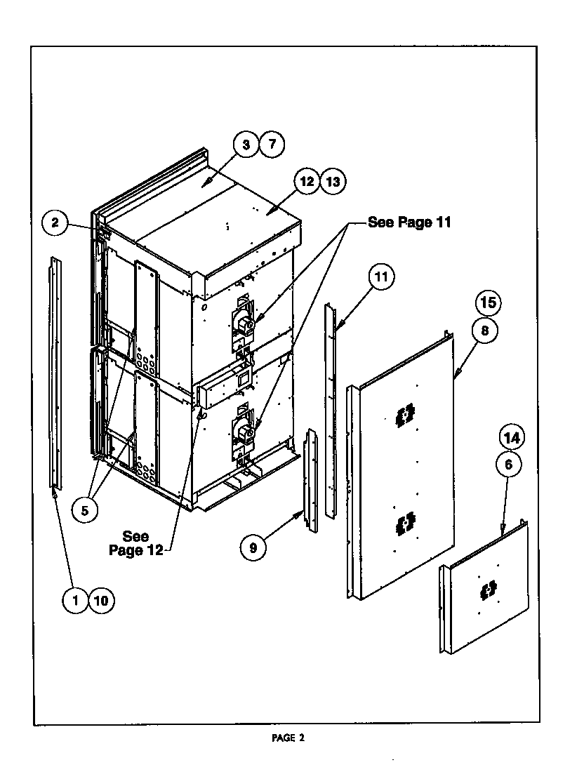 Thermador C301UW oven back diagram