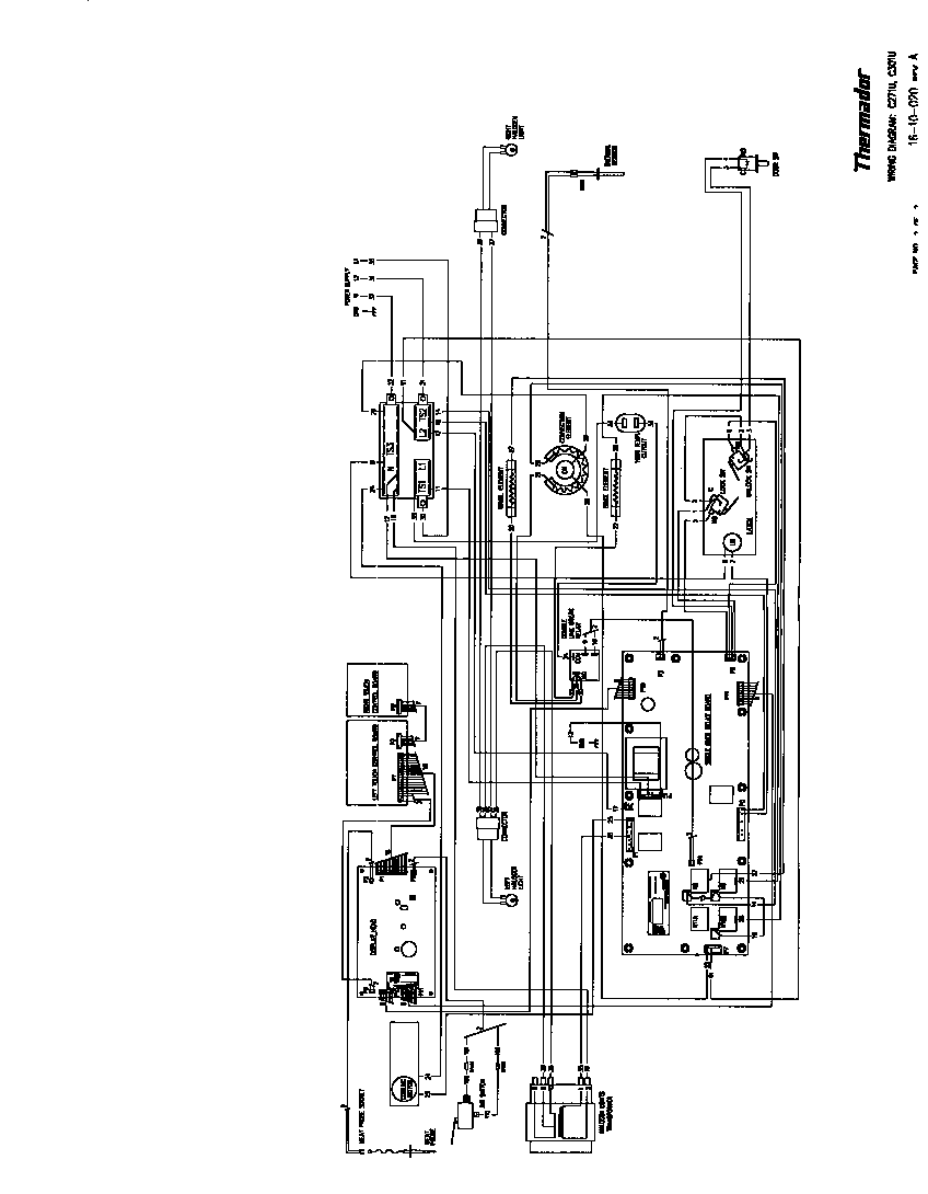 Thermador C301UW wiring diagram diagram