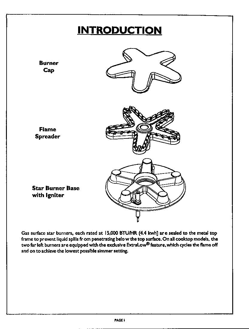 Thermador PRDS366 introduction diagram