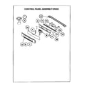 Thermador CM301S control panel assembly cm302 diagram