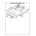 Thermador CM301S control panel assembly cm301 diagram