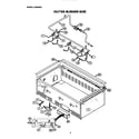 Thermador CGB36RU outer burner box diagram