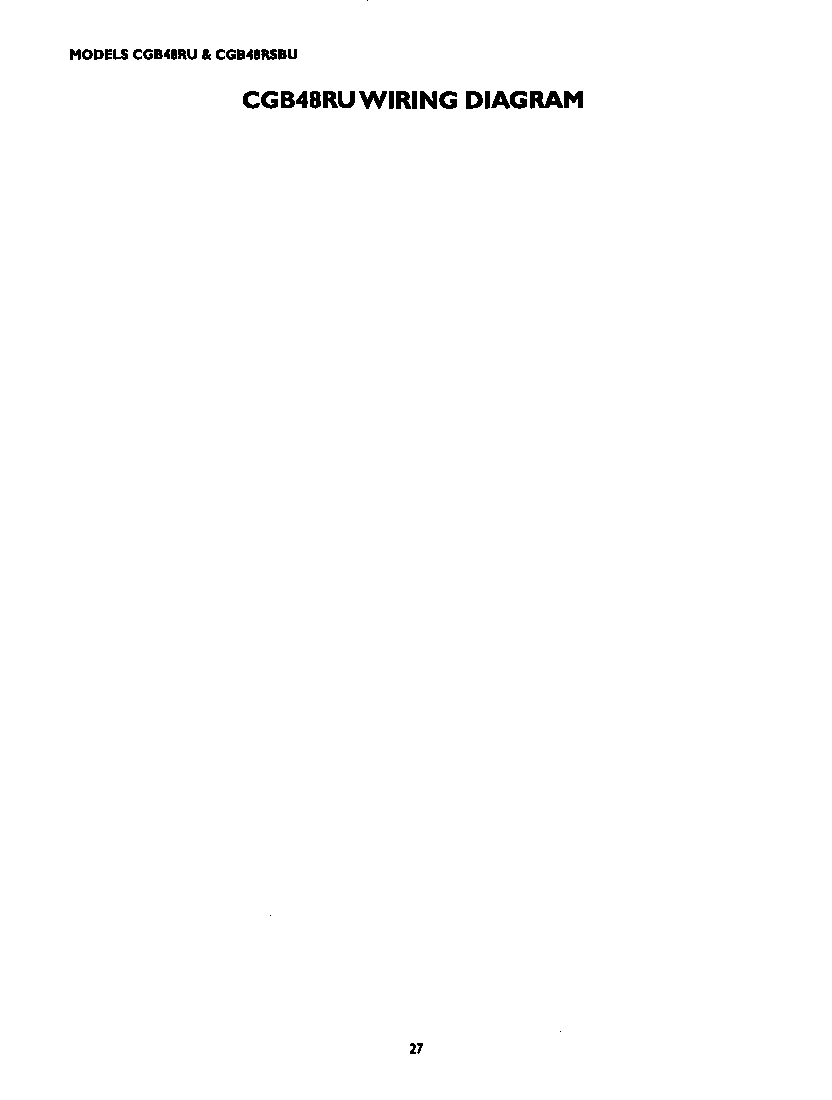 Thermador CGB48RSBU wiring diagram diagram