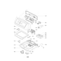 LG WT5270CW top cover parts diagram