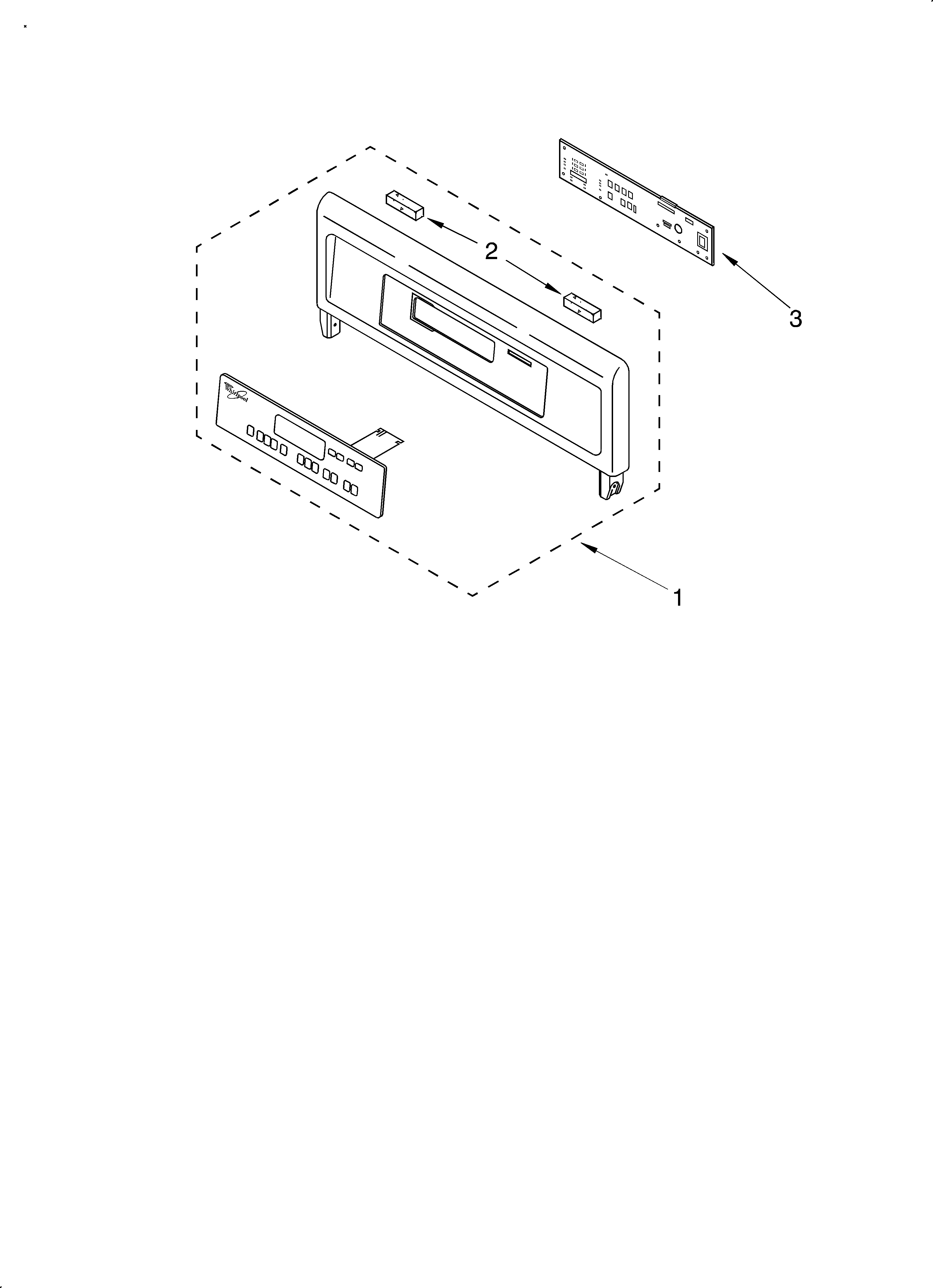 Whirlpool RBD245PDQ8 control panel/literature diagram