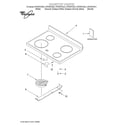 Whirlpool RF378PXGB1 cooktop/literature diagram