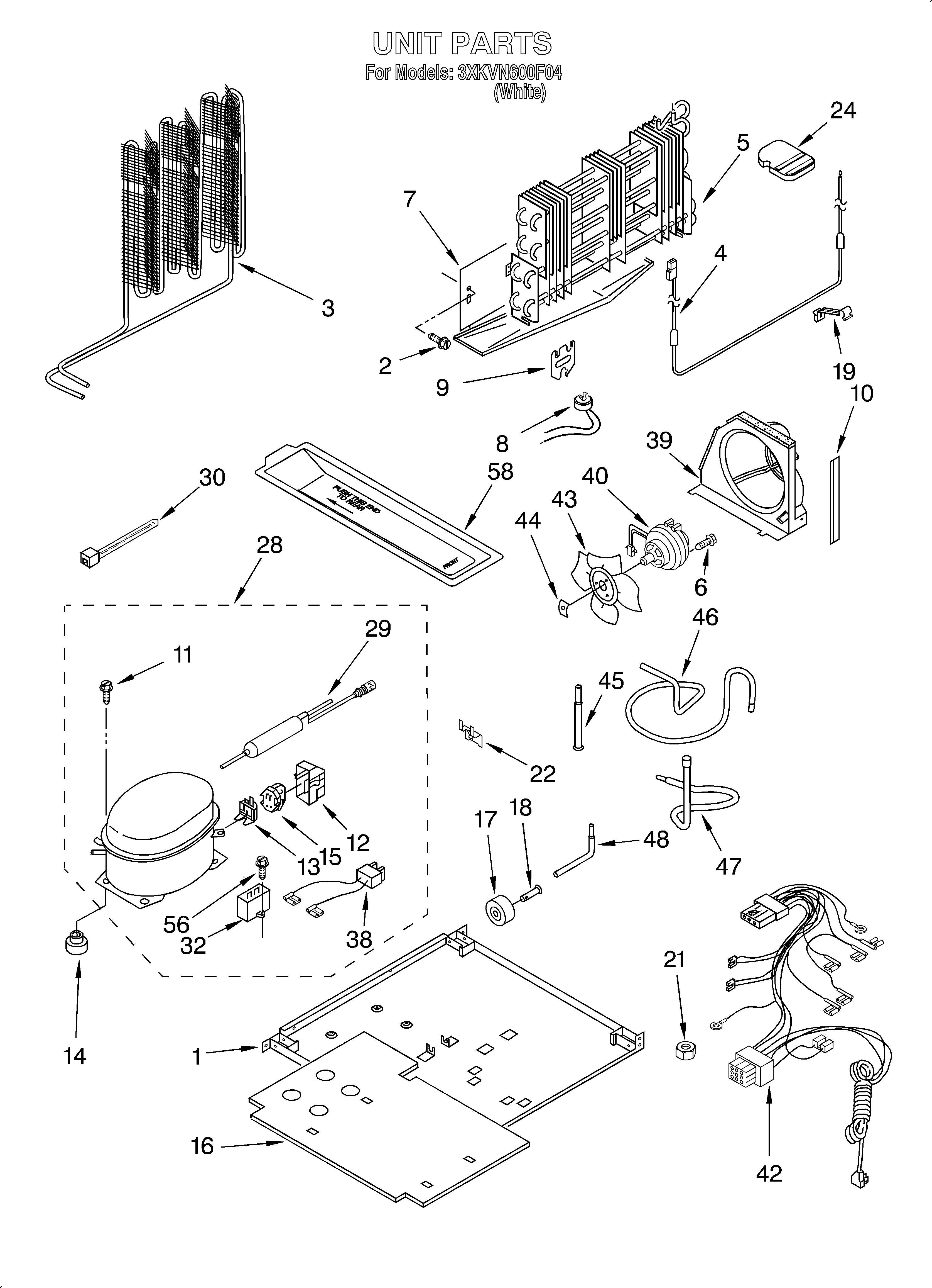 Bauknecht 3XKVN600F04 unit diagram