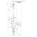 Whirlpool SAWB600JQ1 brake and drive tube diagram