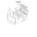 Whirlpool SGS375HQ7 door/optional diagram