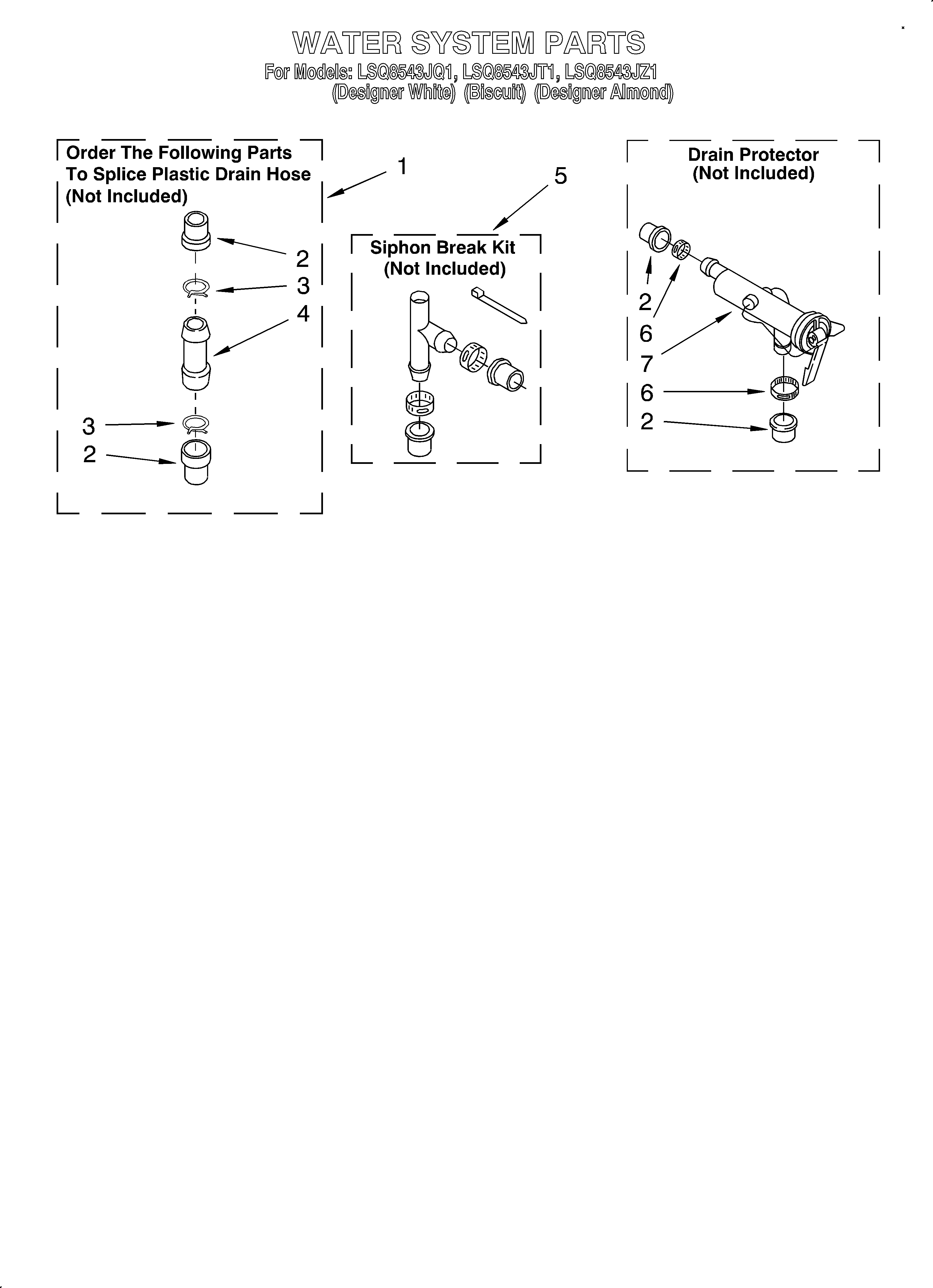 Whirlpool LSQ8543JZ1 water system diagram