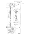 Crosley CAWX629JQ1 gearcase diagram