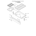 Crosley CGS365HQ7 drawer and broiler diagram
