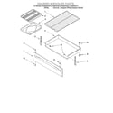 Whirlpool SF362BEGN7 drawer and broiler diagram
