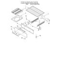 Roper FGP337HN0 oven and broiler diagram
