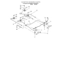 KitchenAid KGST300HWH2 cooktop burner diagram