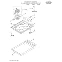 Whirlpool RS675PXGQ7 cooktop/literature diagram