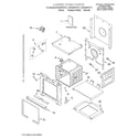 Whirlpool RBD305PDT11 lower oven/literature diagram
