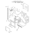 Whirlpool RBD305PDT11 upper oven diagram