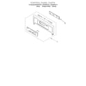 Whirlpool RBD305PDT11 control panel diagram