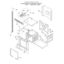 Whirlpool RBD245PDT11 upper oven diagram