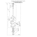Whirlpool LSQ9210HZ0 brake and drive tube diagram