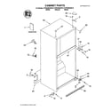 KitchenAid KTRS22MJBT01 cabinet/literature diagram