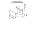 KitchenAid KTRS22MJBT01 freezer door/optional diagram