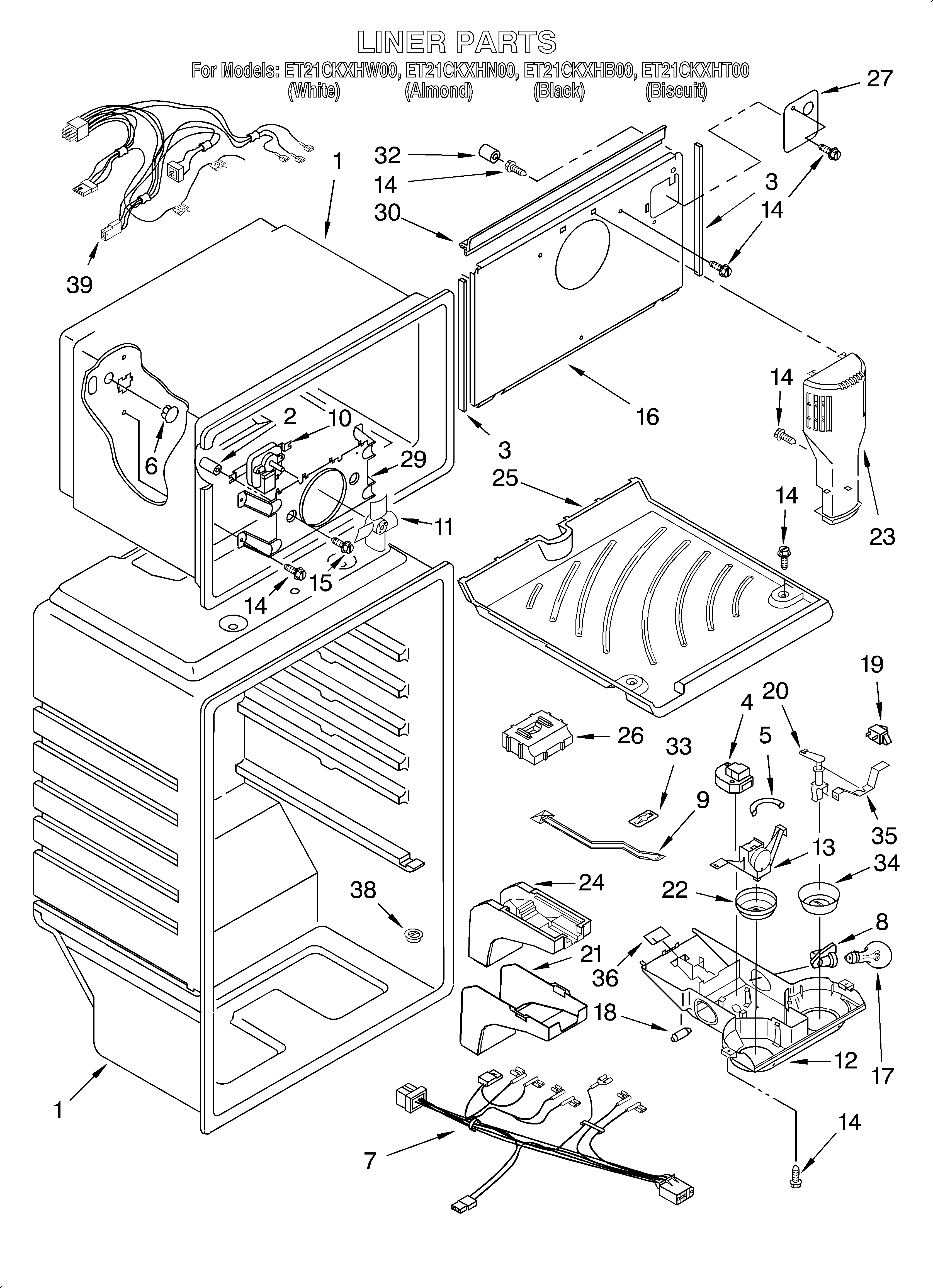 Whirlpool ET21CKXHN00 liner diagram