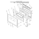 Whirlpool SF315PEGW6 door/optional diagram